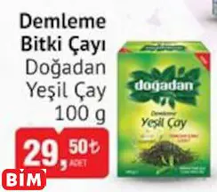 DOĞADAN YEŞİL ÇAY DEMLEME BİTKİ ÇAYI